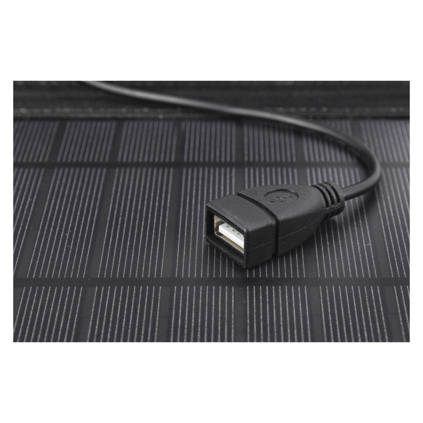 Sammenleggbar solcellelader 7 W 5,5 V 1,27 A