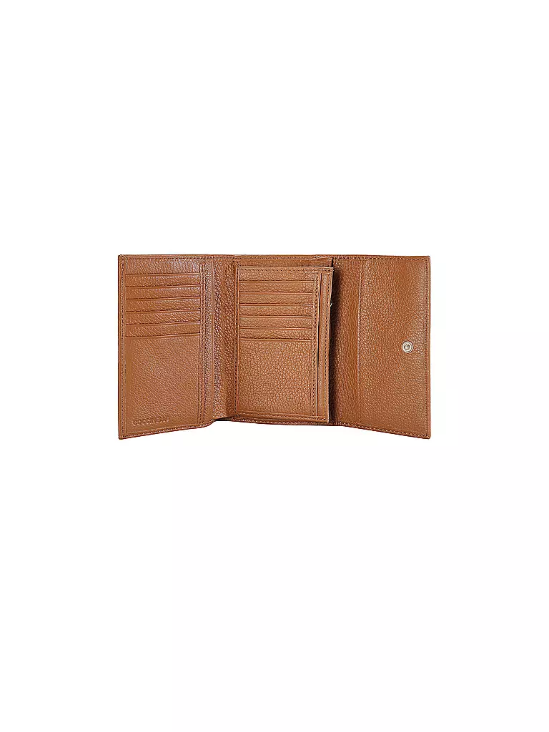 COCCINELLE Geldbörse METALLIC SOFT camel