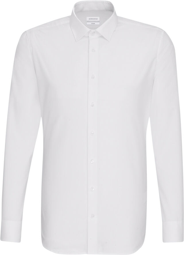Seidensticker Business Shirt X-Slim Long sleeve Kent-Collar Uni White