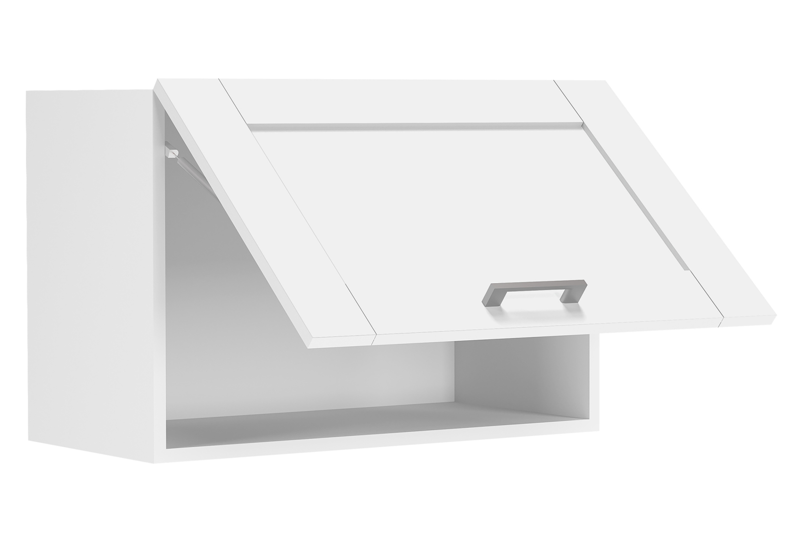 Hängeschrank COLURA - weiß - mit Klappe - 60 cm