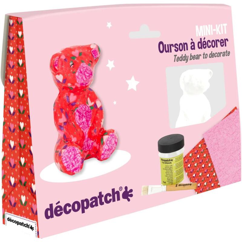 Mini-kit ourson - Rose