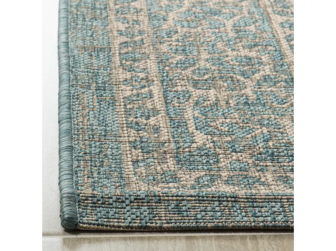 Tapis Light Grey & Aqua 160 X 231 cm - Amira