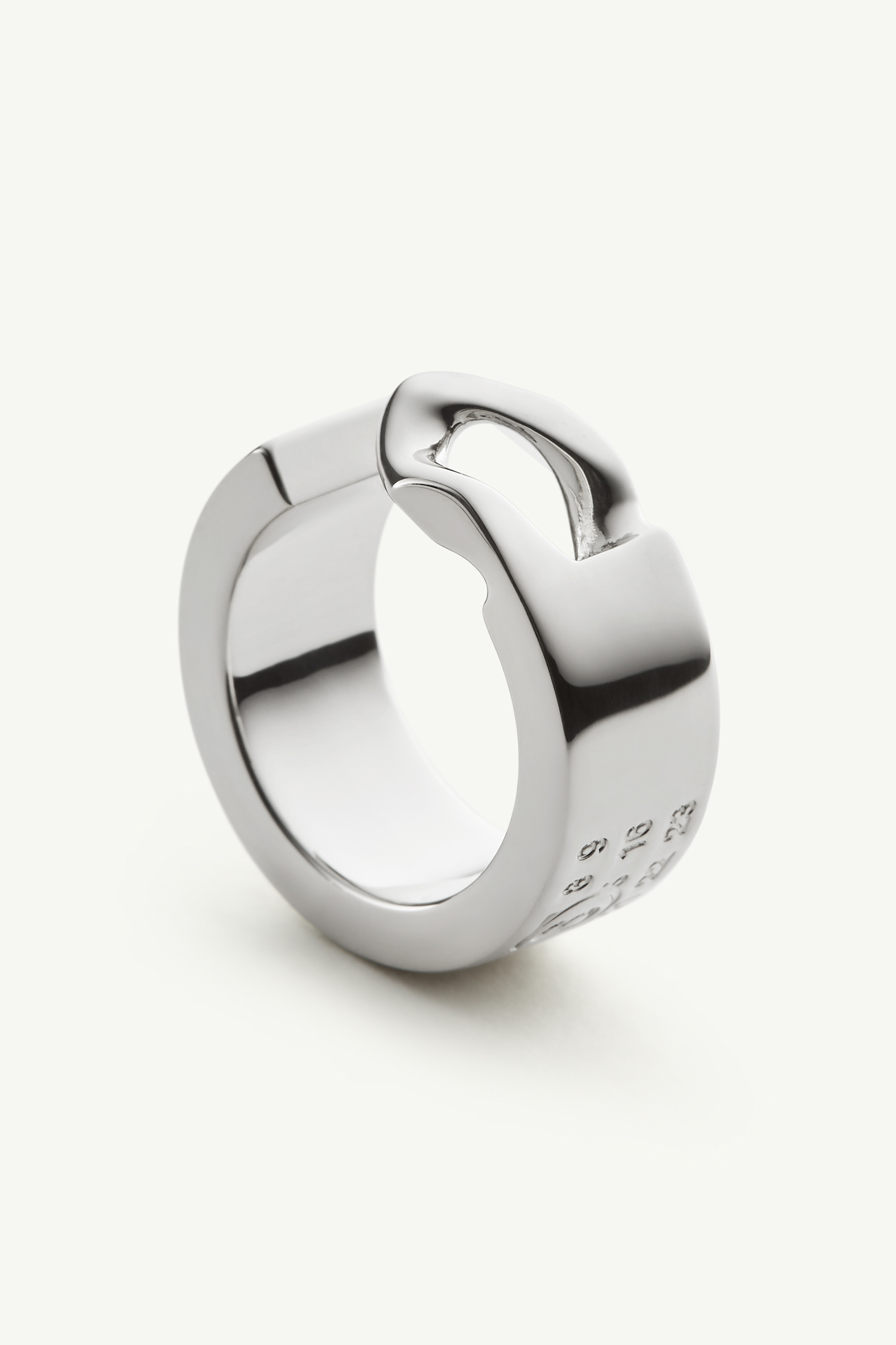 Bague Numeric minimal pour femme | MM6