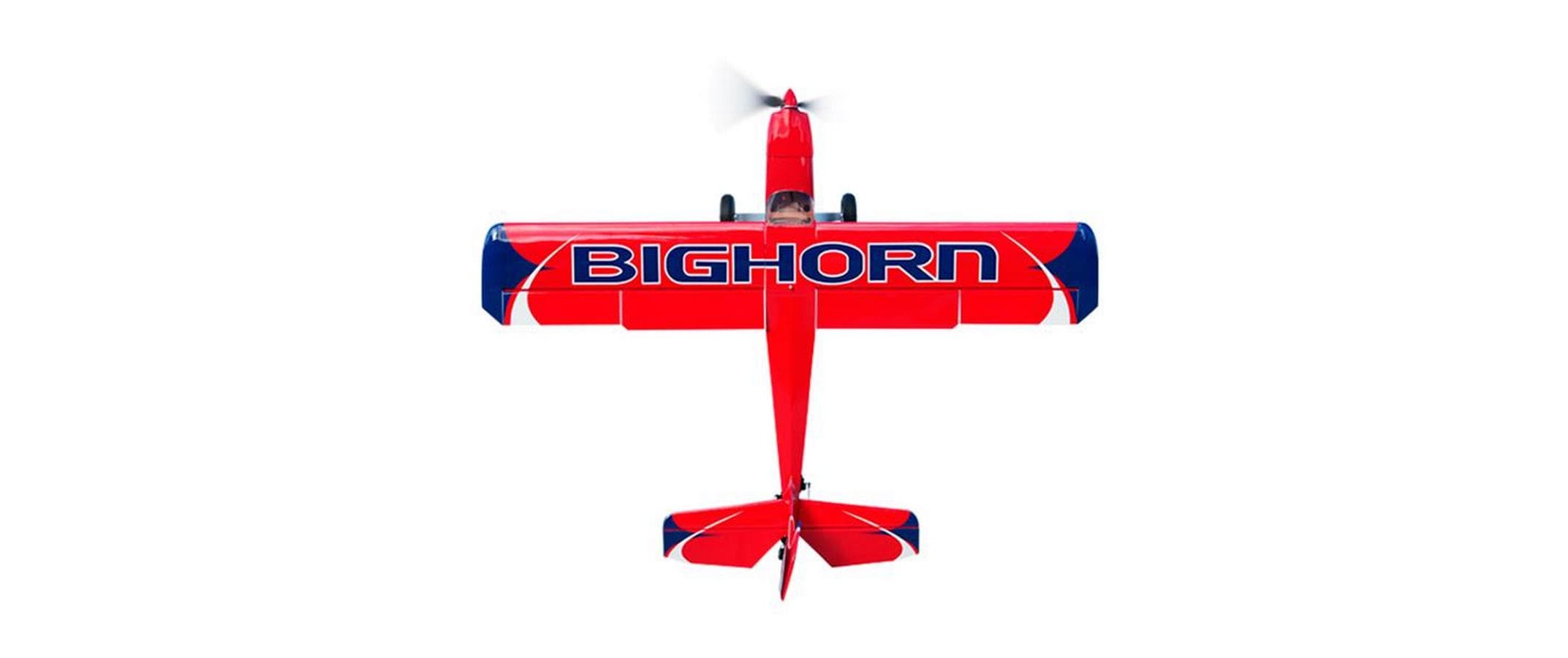 Motorflugzeug Bighorn Pro (Flap) 1250 mm Rot, PNP<br>49