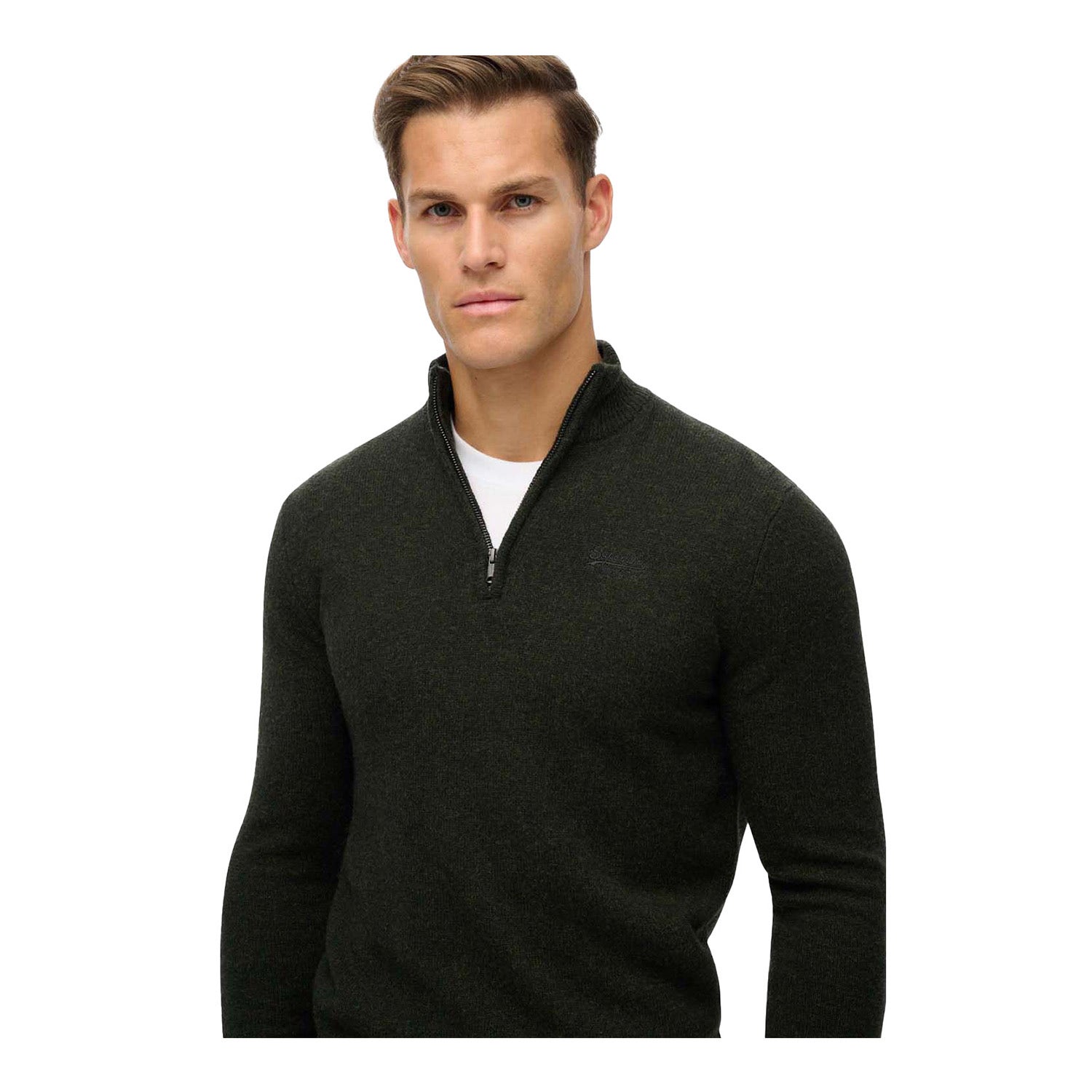 Superdry  Essential Emb Knit Half Zip