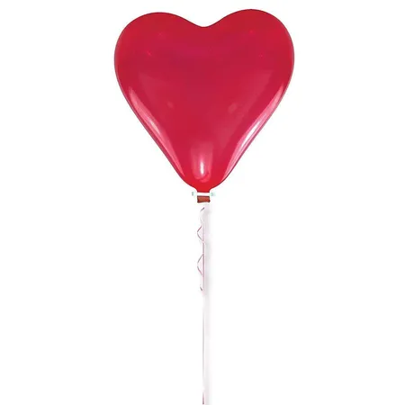 amscan Riesenballon aus Latex in Herzform, rot, 170 cm