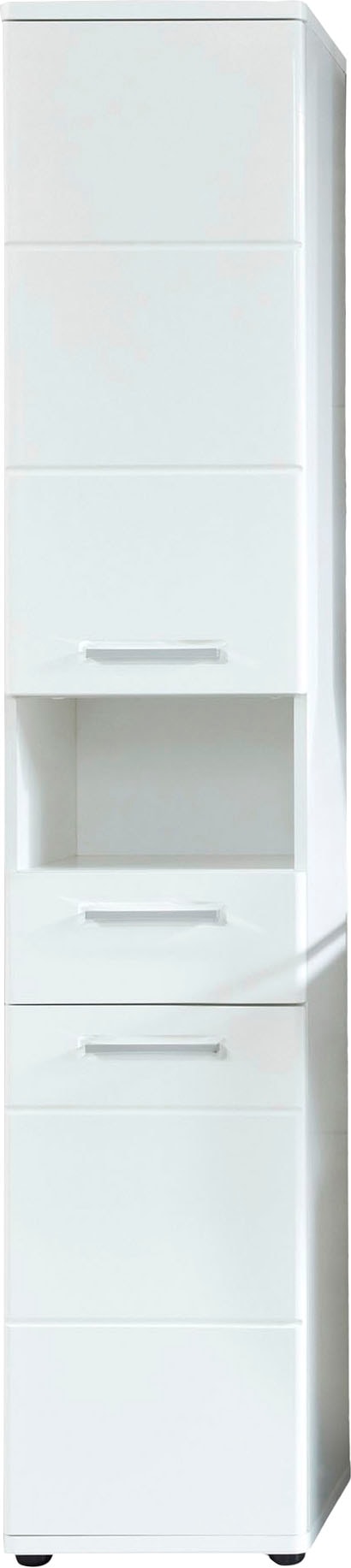 welltime Hochschrank »Mora« Hochschrank mit 2 Türen, 1 Schublade - (B/T/H) 37/34/189 cm