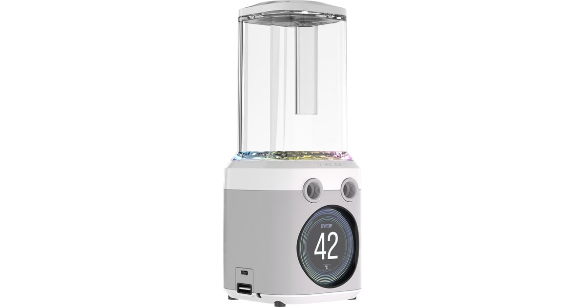 CorsairiCUE LINK XD6 RGB ELITE LCD Pump/Reservoir Combo  (Wit)