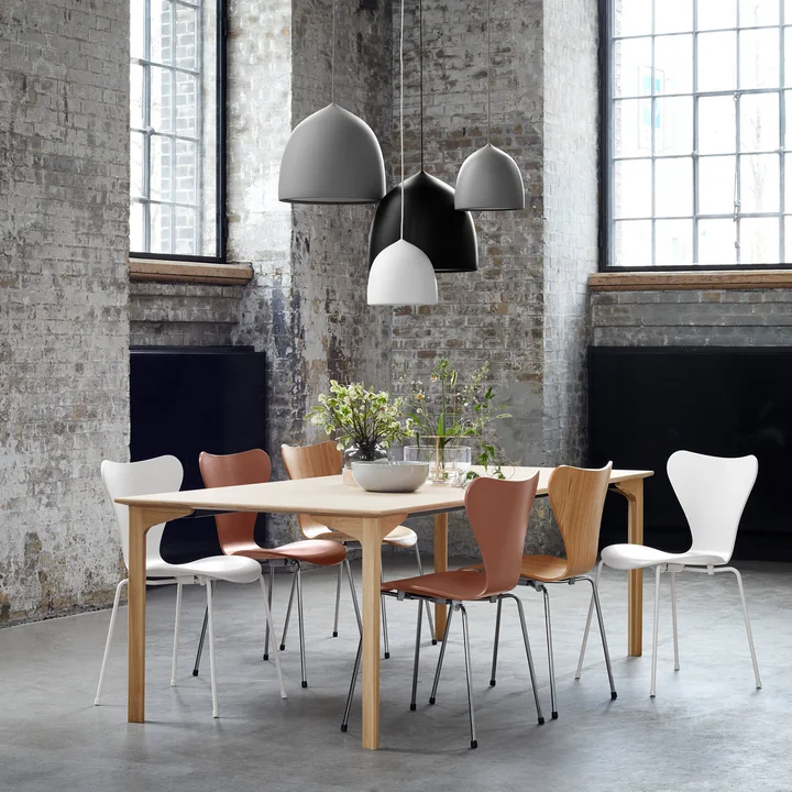 Fritz Hansen - Serie 7 Stuhl, Chrom / Eiche natur