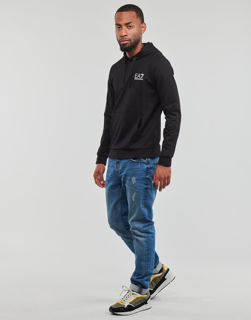 Emporio Armani EA7 - LOGO SERIES SWEATSHIRT - Noir / Doré