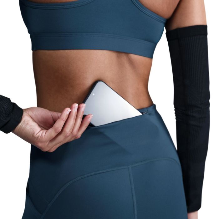 Nike Dame Lange tights Dri-Fit Swift high-Waisted Tights Blå