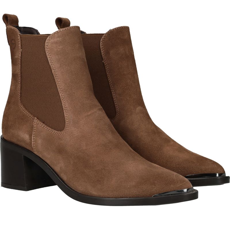 Tamaris Enkellaarsjes Cognac Dames