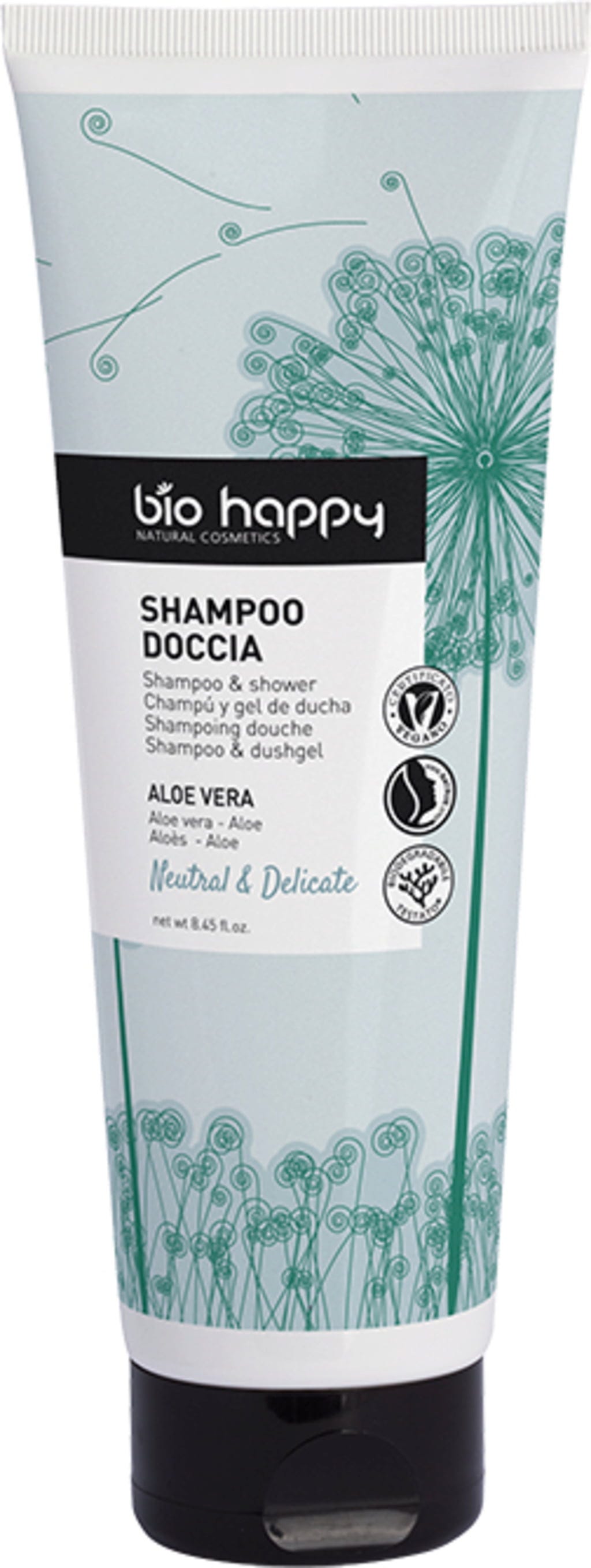 Bio Happy  Neutral & Delicate Shampoo & Shower, 250 ml