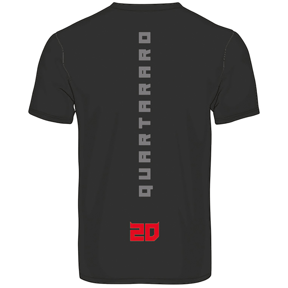 Fabio Quartararo - T-shirt Cyber 20 Noir / Rouge