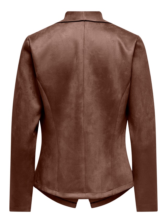 ONLY Kurzjacke »ONLJOLINE FAUX SUEDE DRAPY JACKET OTW« in Wildleder Optik