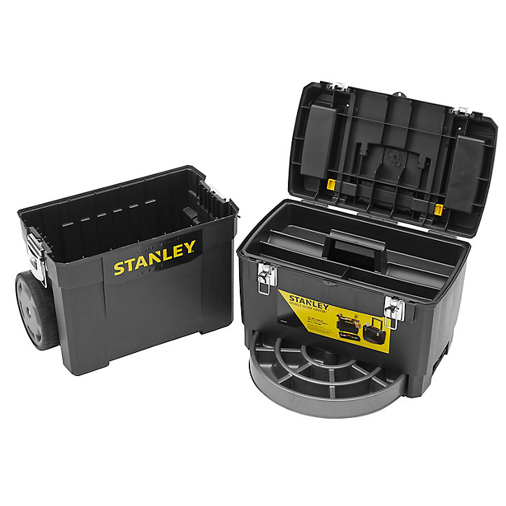 Servante sur trolley Stanley plastique