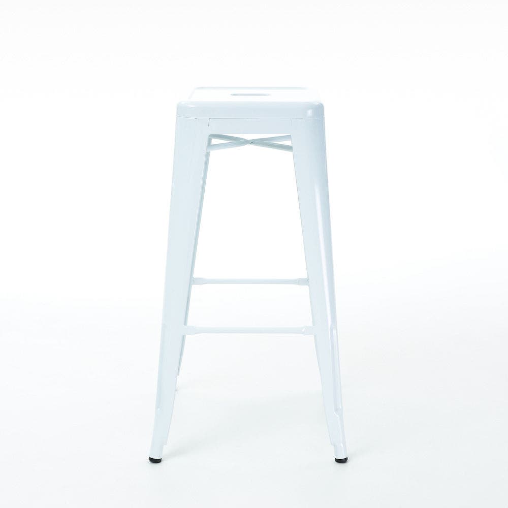 Legend Metalen barkruk wit - 65 cm