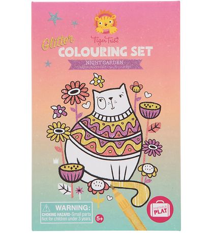 Tiger Tribe Buntstifte-Set - Glitter - Nacht Garden