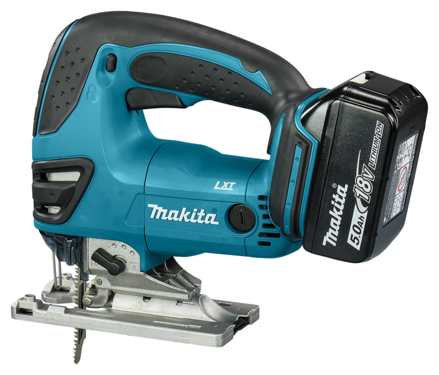 Makita DJV180RTJ 18V Li-Ion Accu decoupeerzaag set (2x 5.0Ah accu) in Mbox - D-greep - variabel
