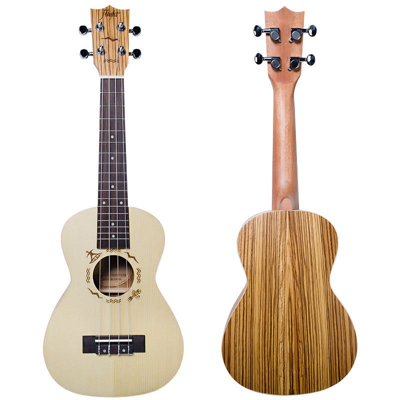 Flight Designer Series DUC325 SP/ZEB concert ukelele met gigbag