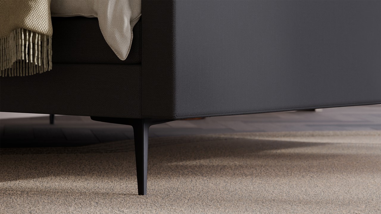 Elektrische boxspring Glade - Soft suede grey