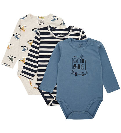 Hust and Claire Body L/æ - Bertram - 3er-Pack - Navy