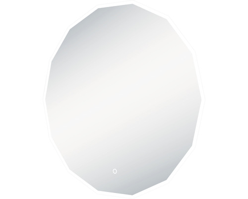 LED-lichtspiegel DSK Silver Pure 80 cm met aanraaksensor