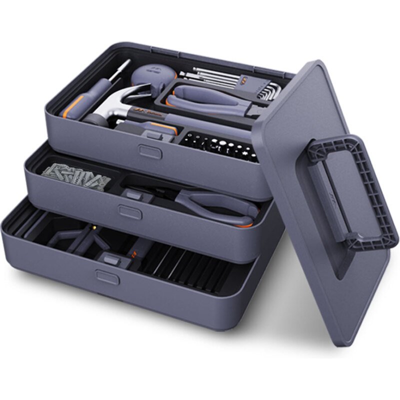 Caisse à outils compacte équipée 56 pièces JIMIHOME