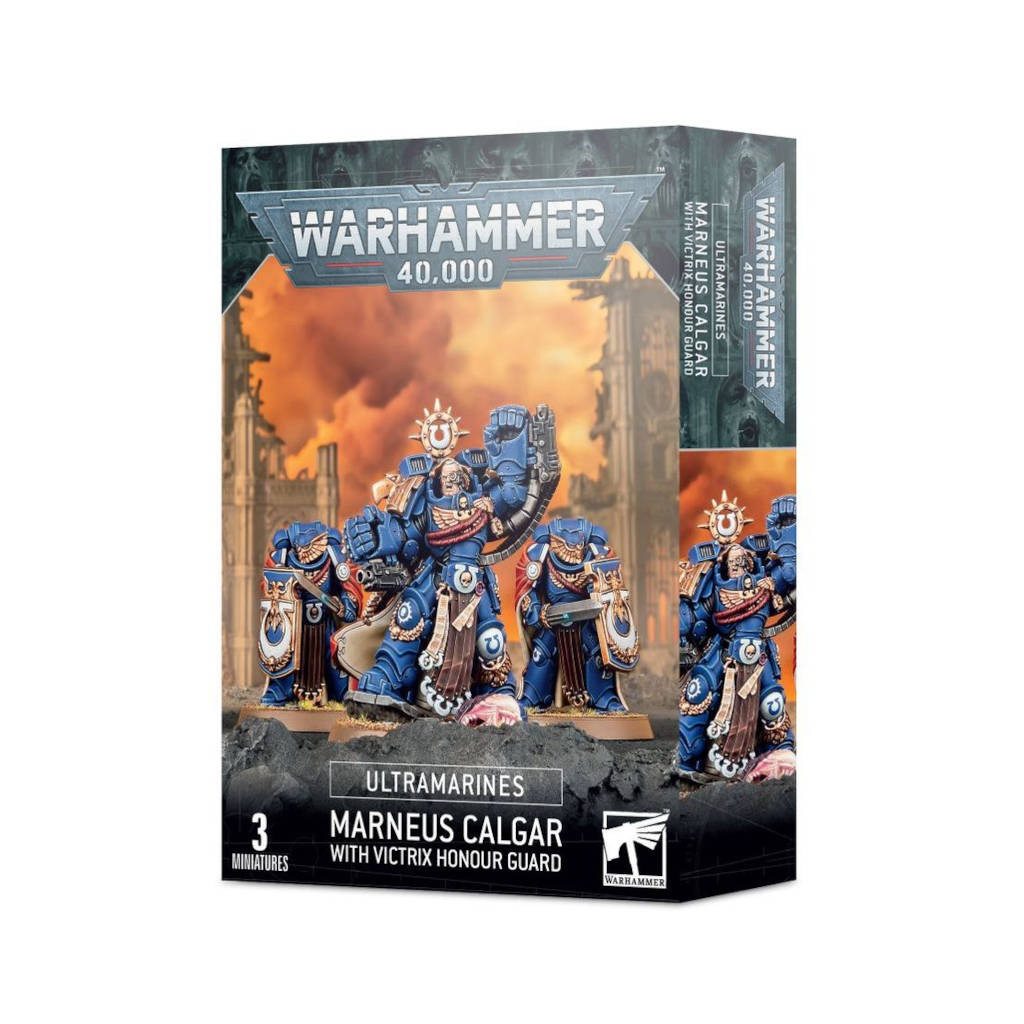 Warhammer 40K : Ultramarines - Marneus Calgar with Victrix Honour Guard