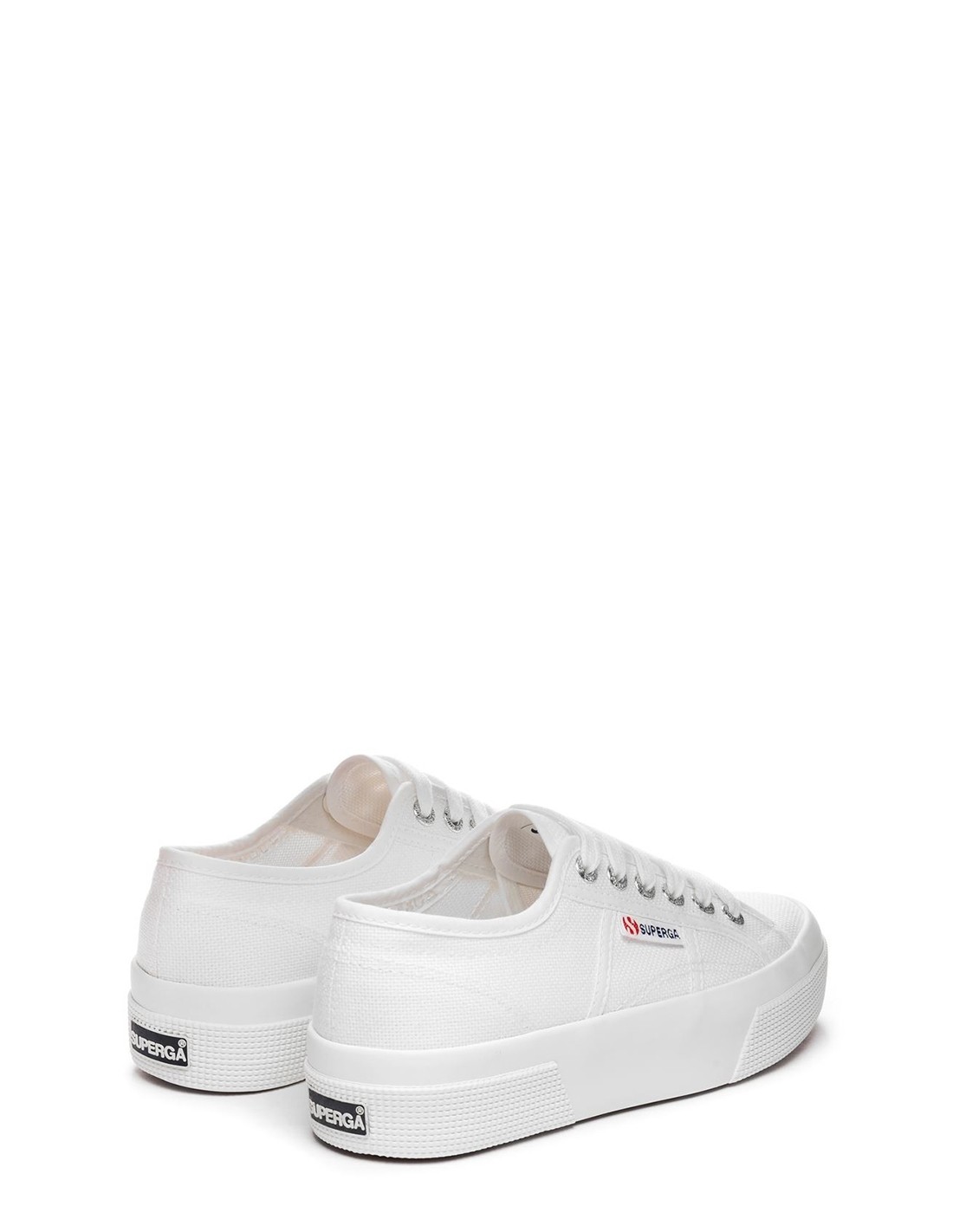 superga Baskets compensées Femme 2740 Platform Blanc