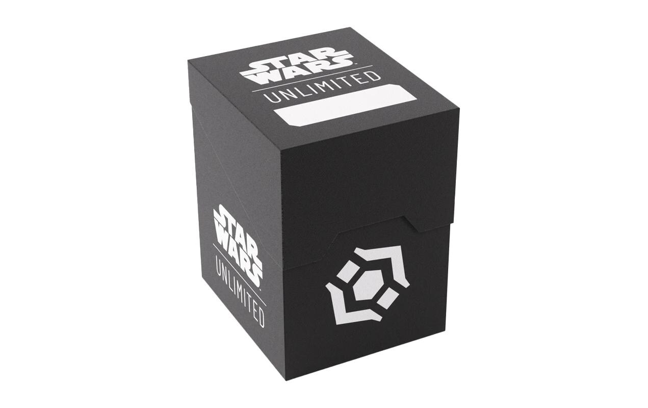 Kartenbox Star Wars: Unlimited Soft Crate schwarz / weissOffiziell lizenzierte Deckbox