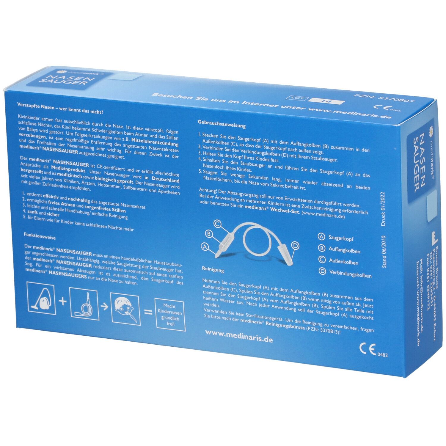 medinaris® NASENSAUGER-STAUBSAUGER