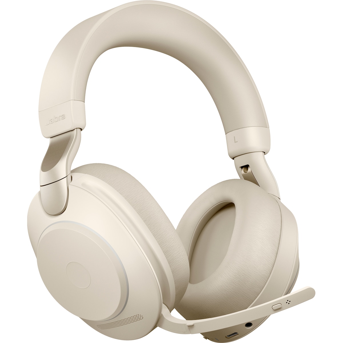Jabra Evolve2 85 UC USB-A hodetelefoner (beige)
