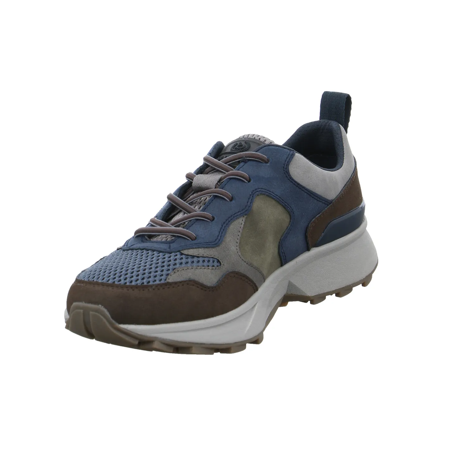 BUGATTI SHOES Halbschuhe Sneaker Blau Lederimitat