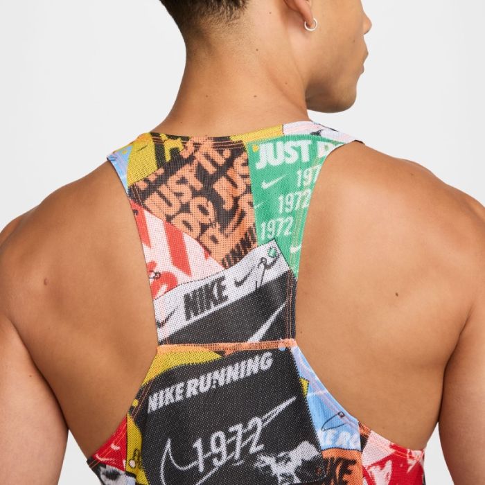 Nike Herre Singletter Dri-FIT Run Energy Fast Singlet Rød