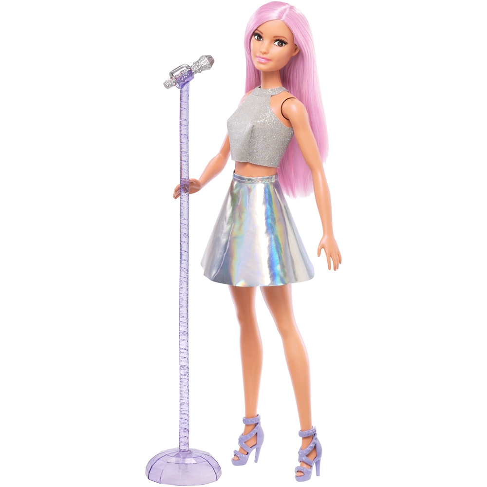 Barbie Karriere Popstar-Puppe mit Mikrofon