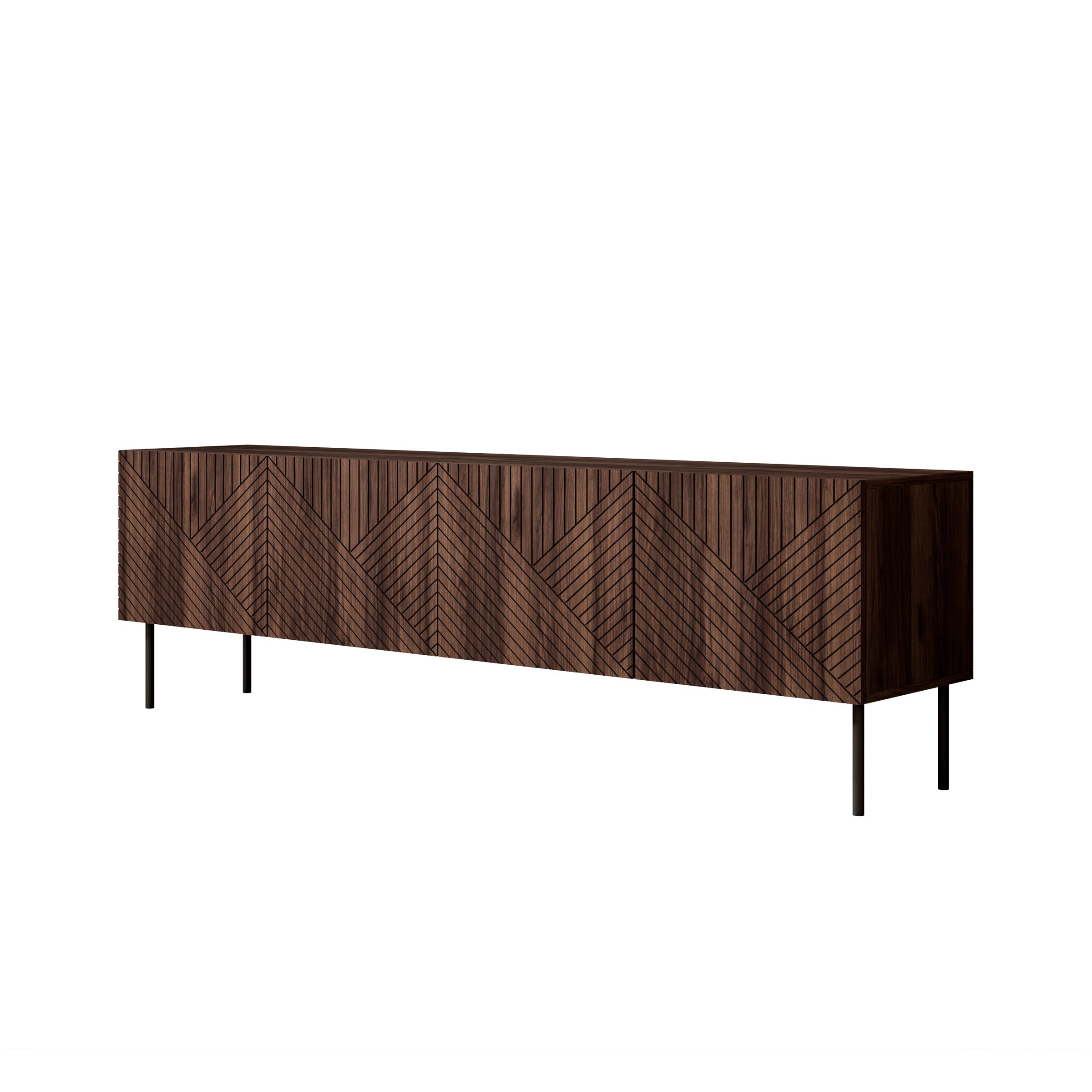 Meubella - TV-Meubel Adelaide - Eiken - 190 cm