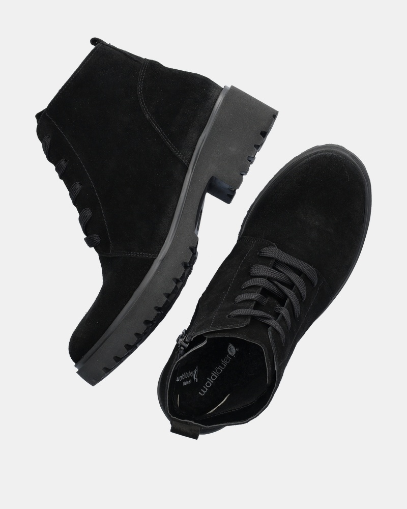 Waldläufer Luise Veterboots  - zwart