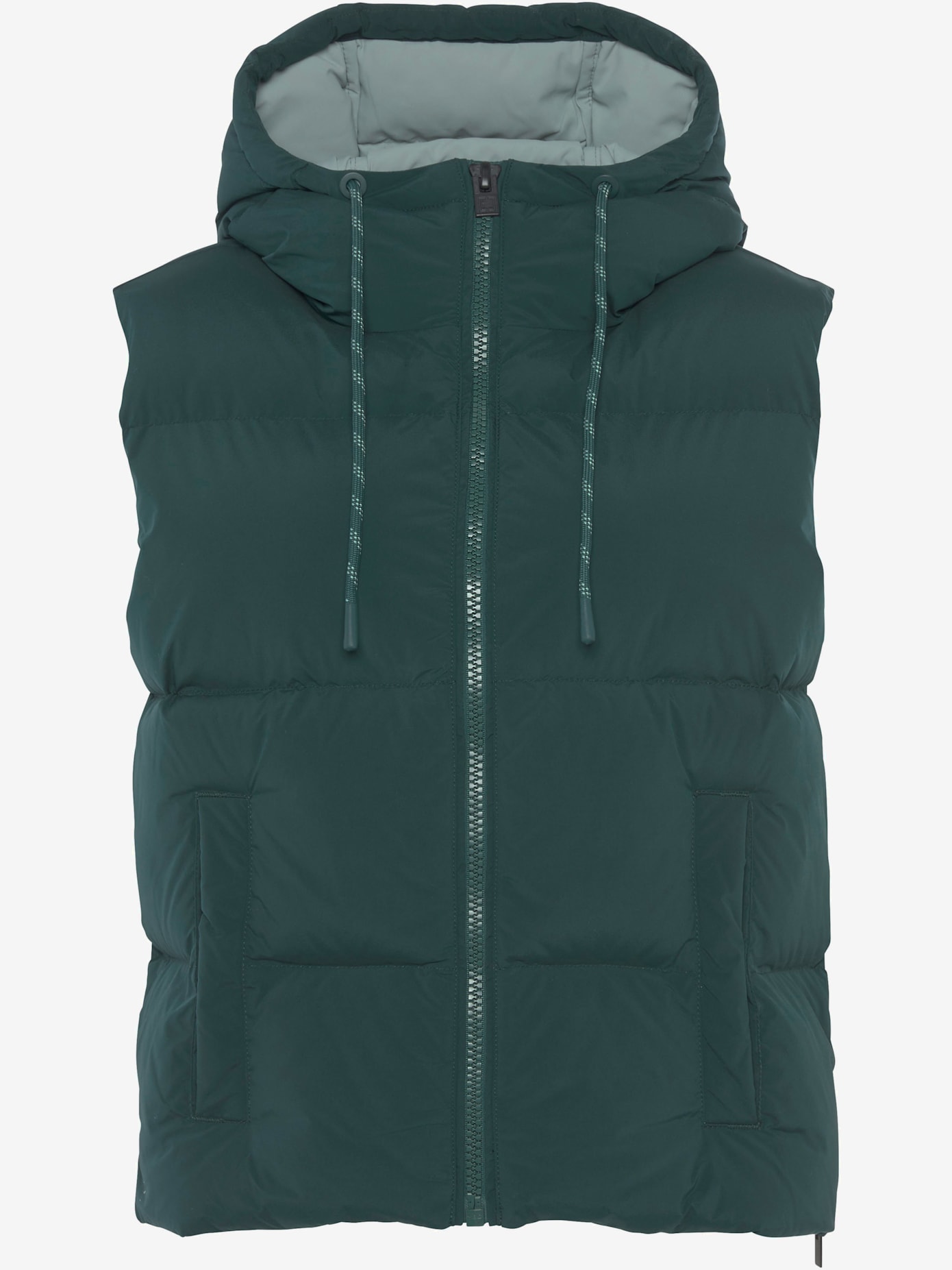 Gilet matelassé doublé avec capuche réglable