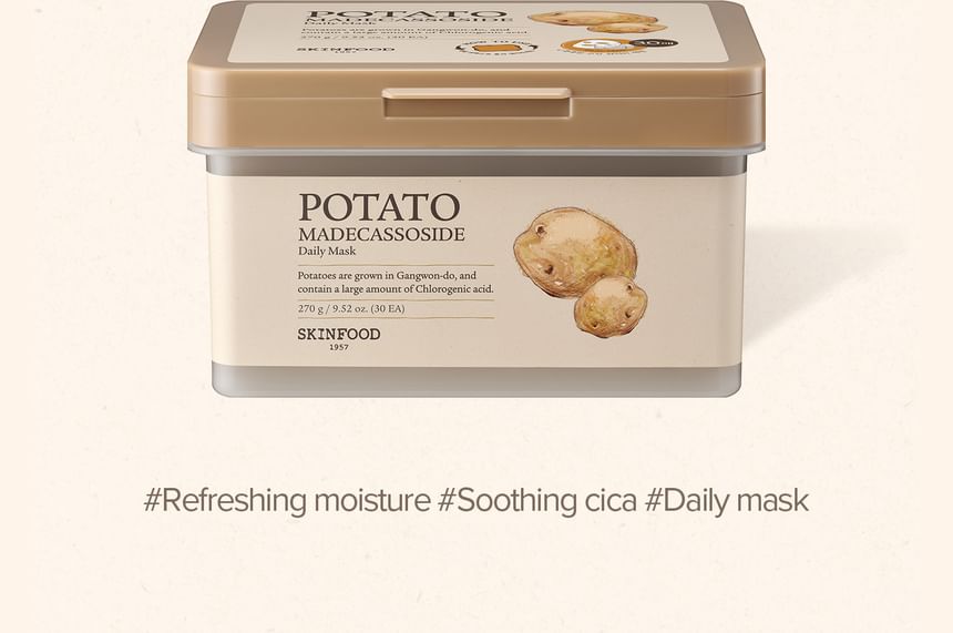 SKINFOOD - Dagelijks masker met aardappelmadecassoside