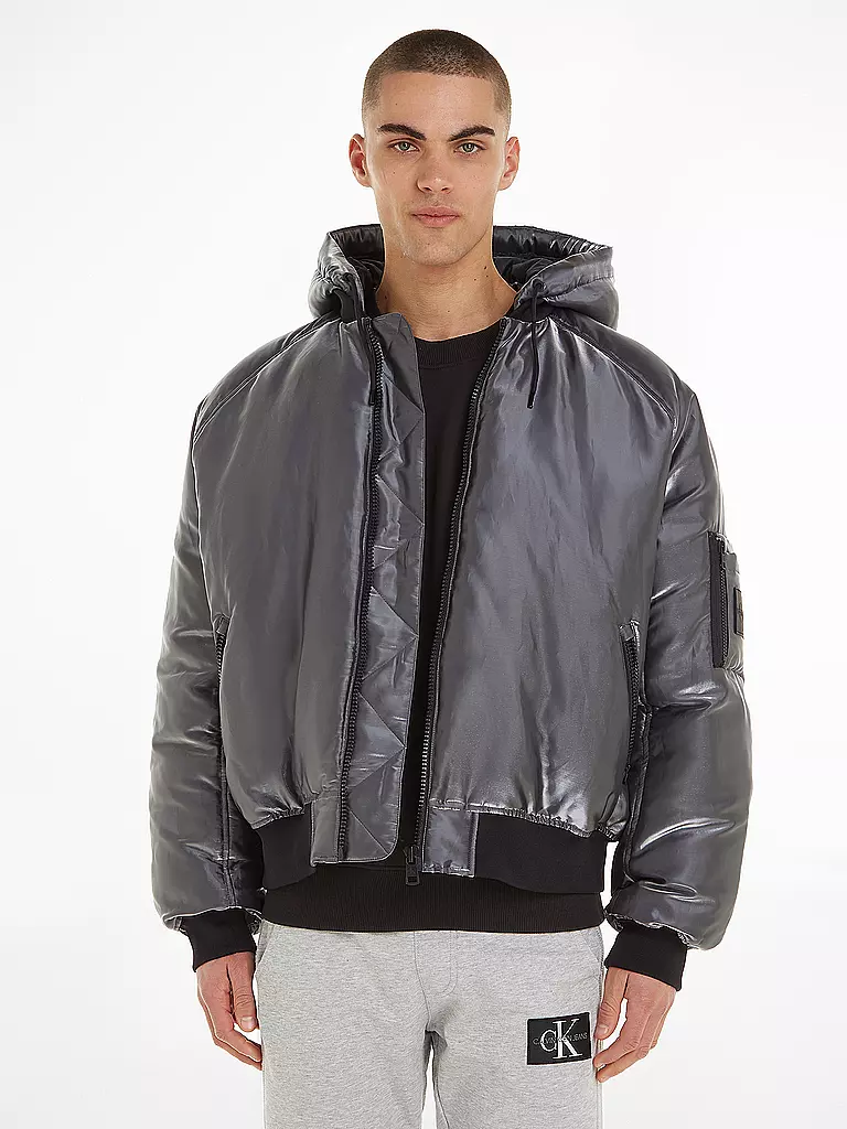 CALVIN KLEIN JEANS Jacke  silber