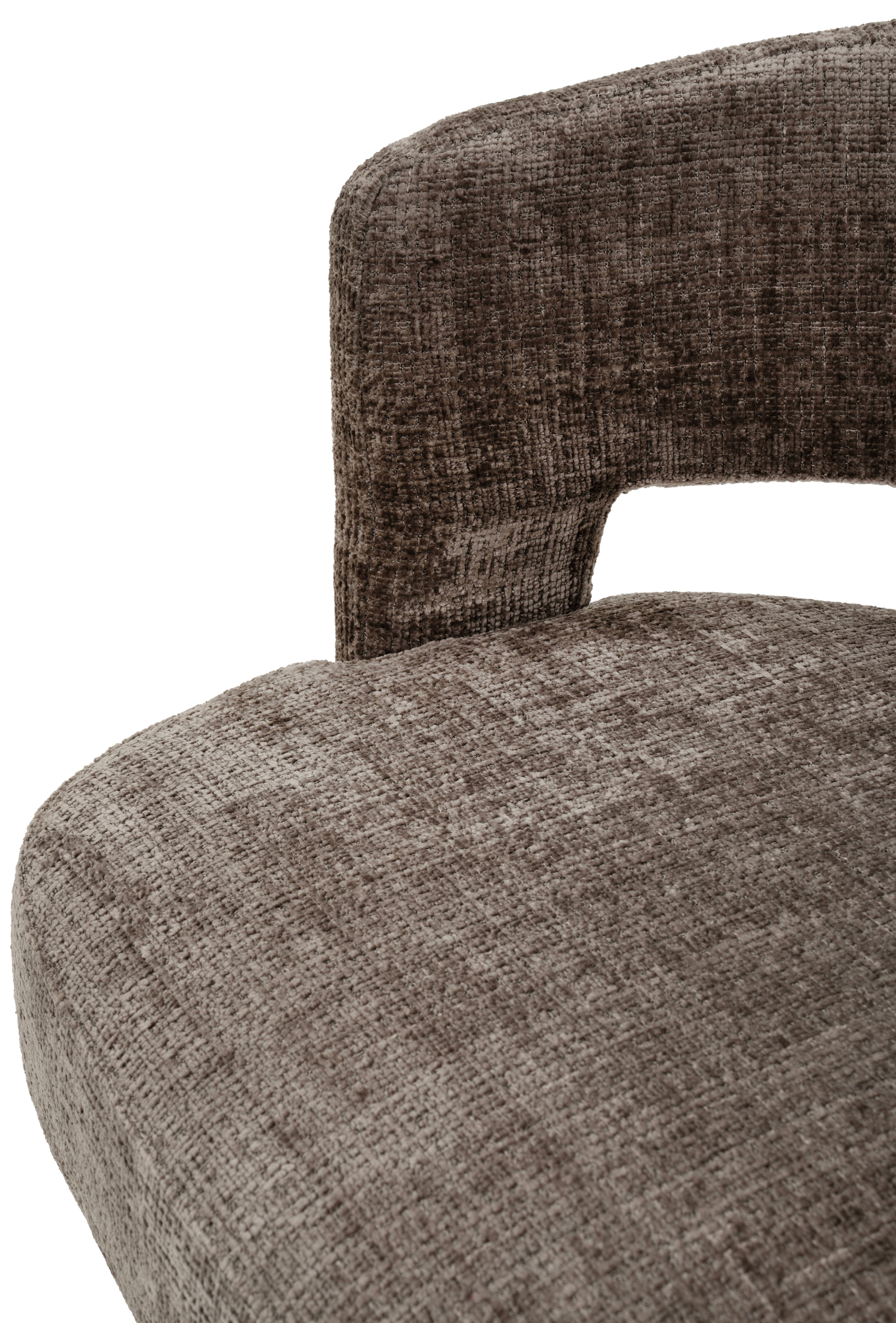 Eetkamerstoel Cremona Fur Taupe Verto B67 x D67 x H80.5 cm
