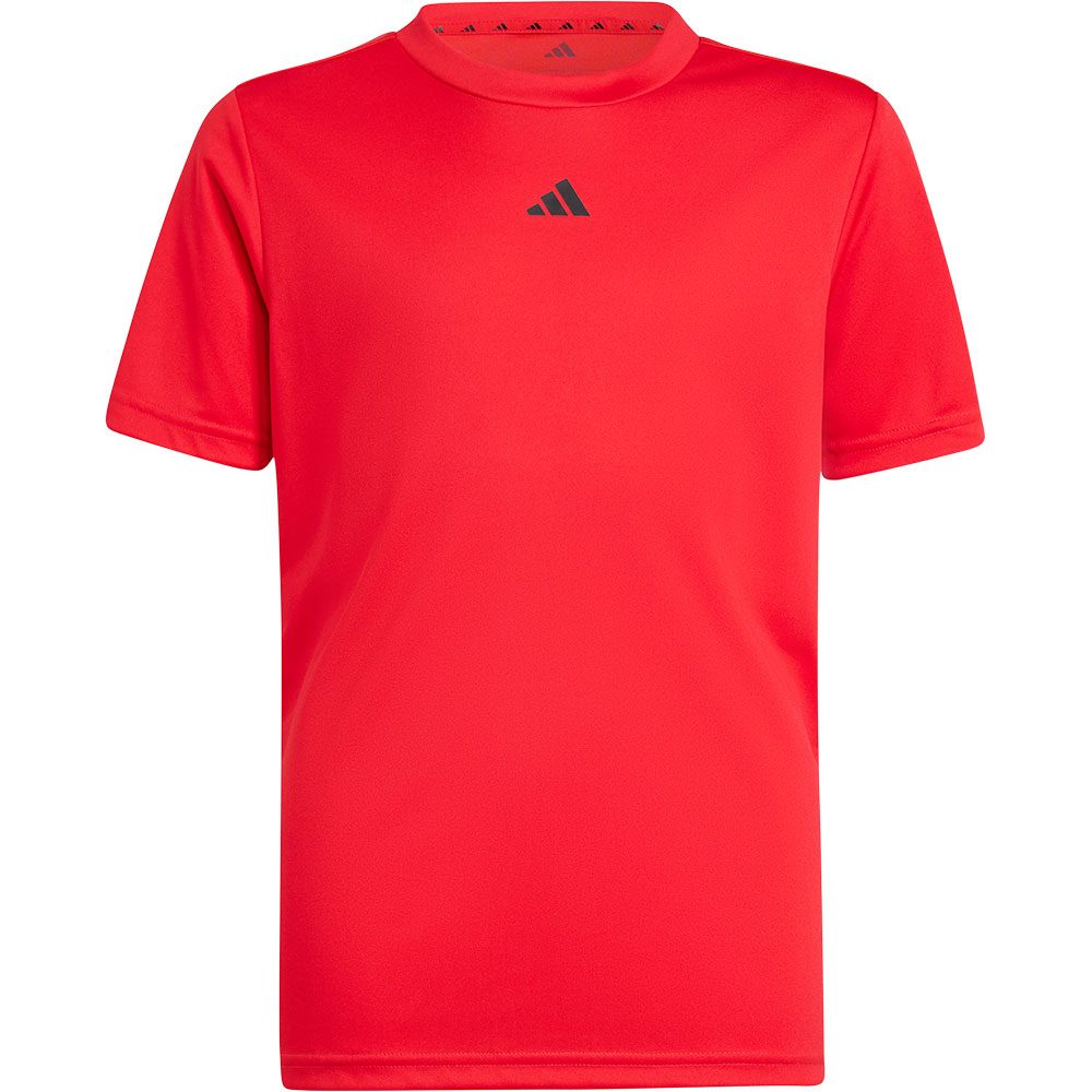 adidas Train Essentials Logo Regular Fit T-Shirt Kinder pure ruby