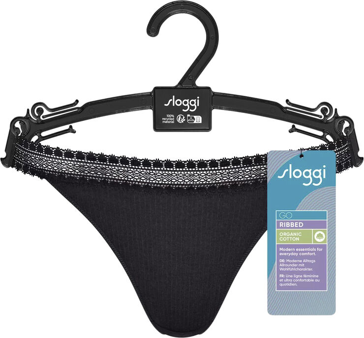 Sloggi sloggi GO Ribbed R Tanga C2P Black
