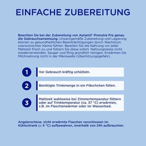 Aptamil Pronutra Pre Anfangsmilch trinkfertig