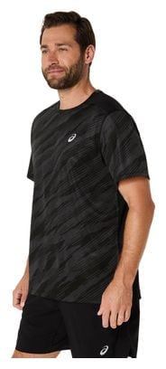 Maillot manches courtes Asics Core Run Print Noir Homme