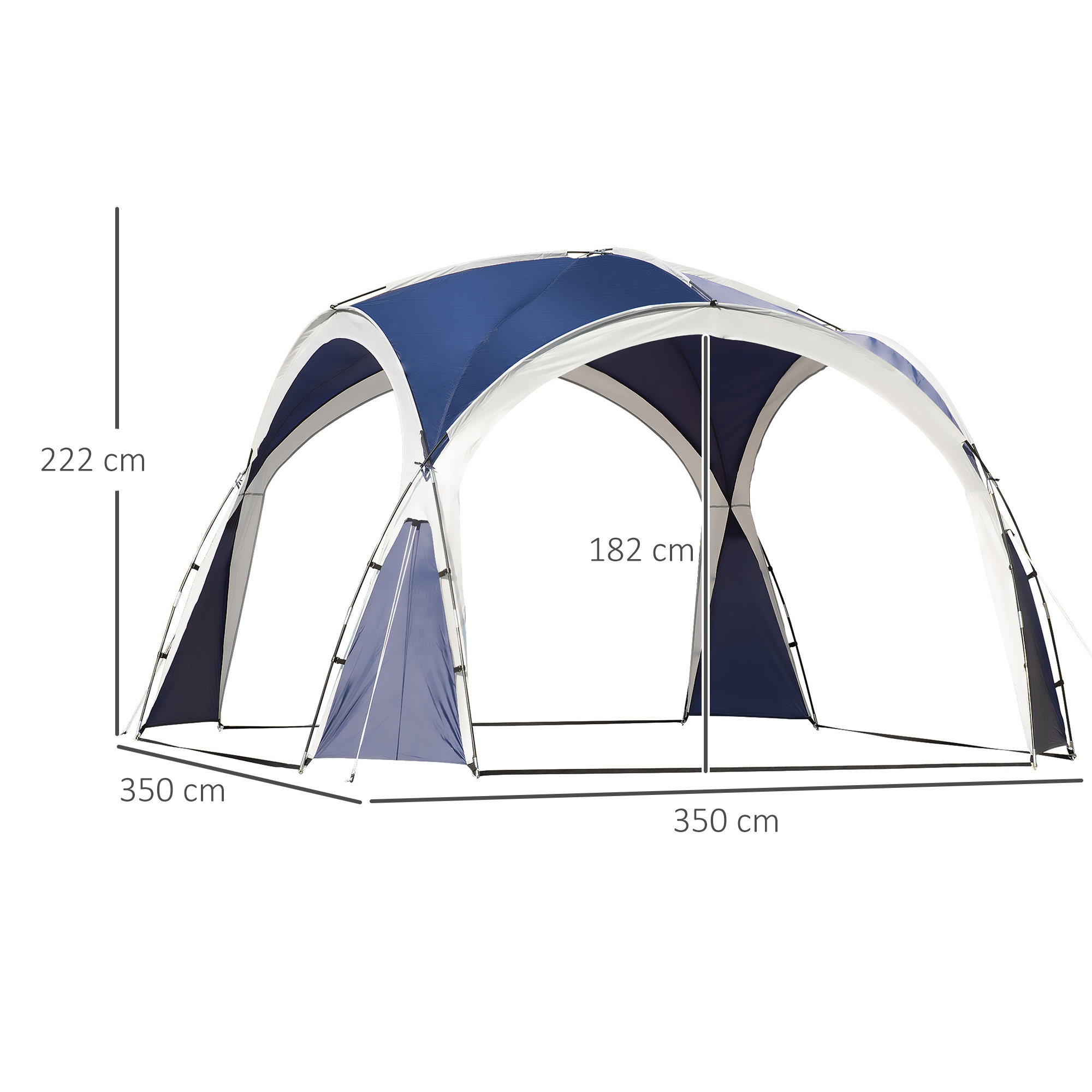 Cobertura Outsunny Azul Shelter