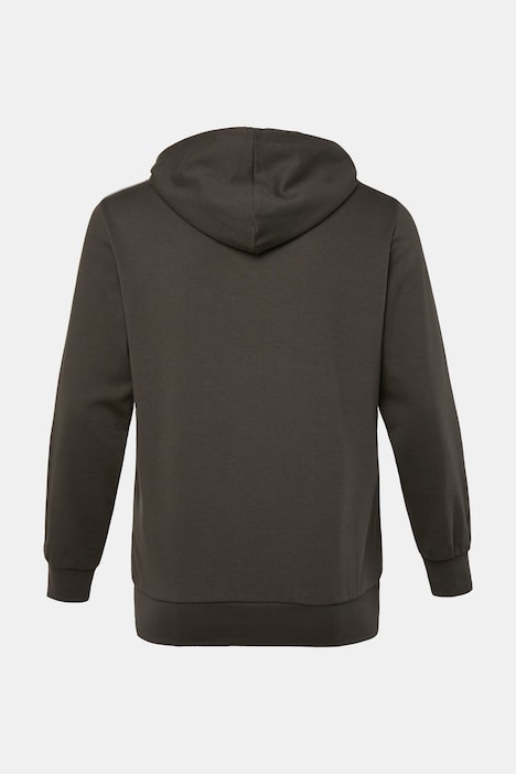 STHUGE Hoodiejacke, Sweat, Ärmelstreifen, bis 8 XL