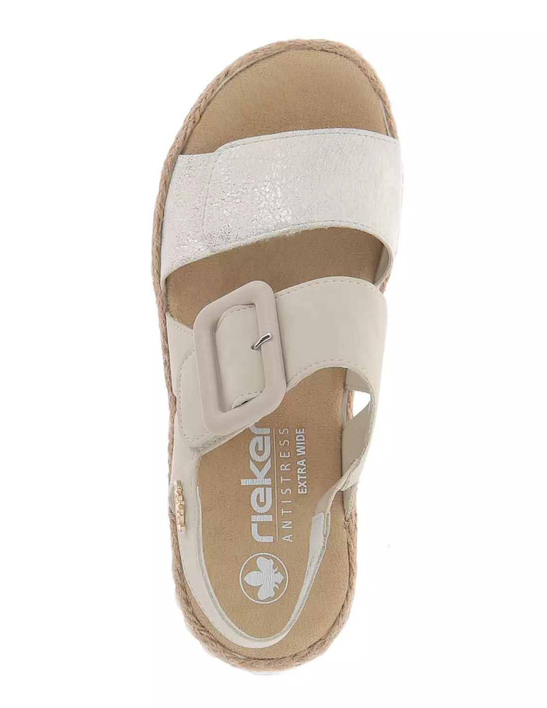 RIEKER 69260 60 - Sandales & nu-pieds Beigegold