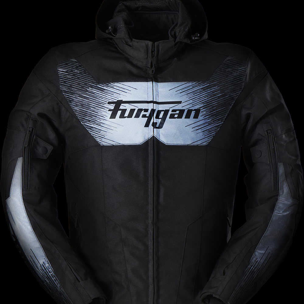 Furygan - Blouson Shard HV' Noir / Gris